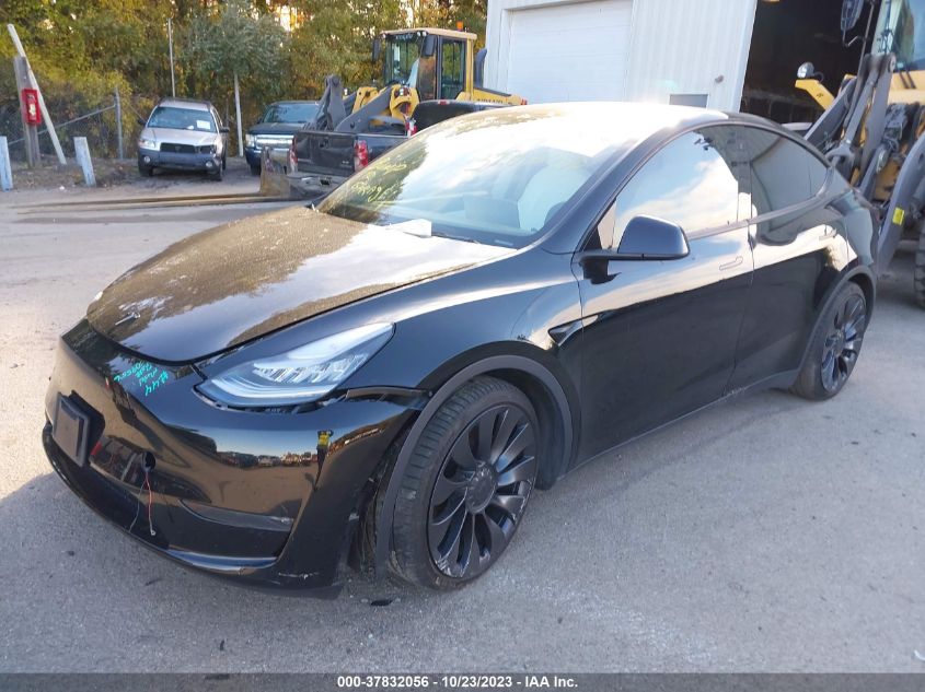 2020 Tesla Model Y Performance Dual Motor All-Wheel Drive/Long Range Dual Motor All-Wheel Drive VIN: 5YJYGDEF2LF037298 Lot: 37832056