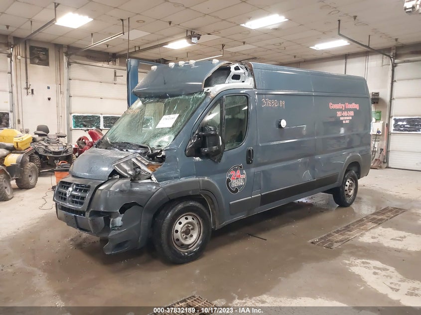 2018 Ram Promaster 2500 High Roof 159" Wb VIN: 3C6TRVDG9JE161177 Lot: 37832189