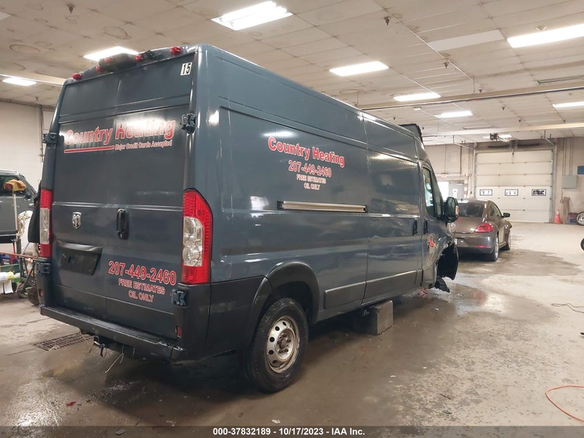 2018 Ram Promaster 2500 High Roof 159" Wb VIN: 3C6TRVDG9JE161177 Lot: 37832189