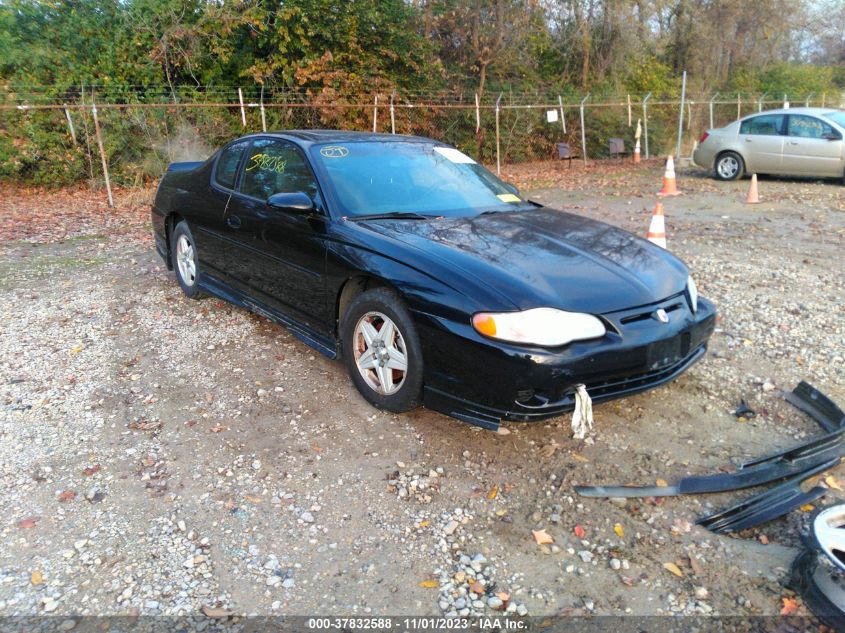 2004 Chevrolet Monte Carlo Ls VIN: 2G1WW12E649156880 Lot: 37832588