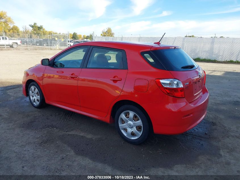 2009 Toyota Matrix VIN: 2T1KU40E69C188770 Lot: 37833006