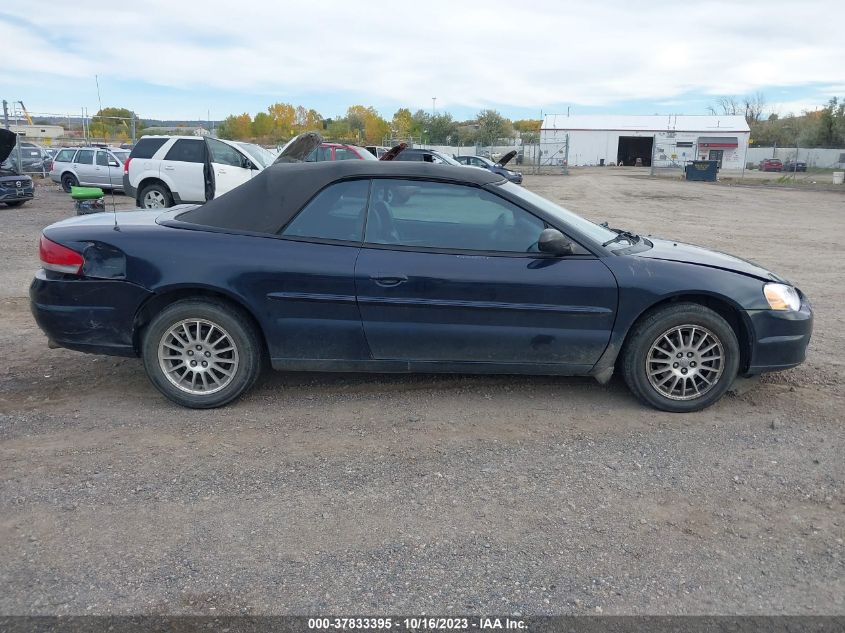 2004 Chrysler Sebring Lxi VIN: 1C3EL55R14N346637 Lot: 37833395