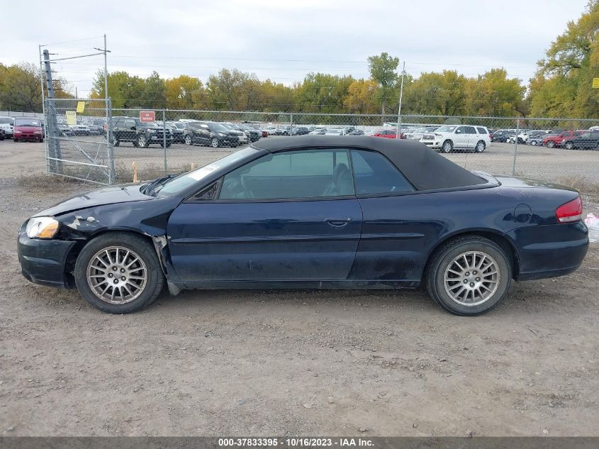 2004 Chrysler Sebring Lxi VIN: 1C3EL55R14N346637 Lot: 37833395