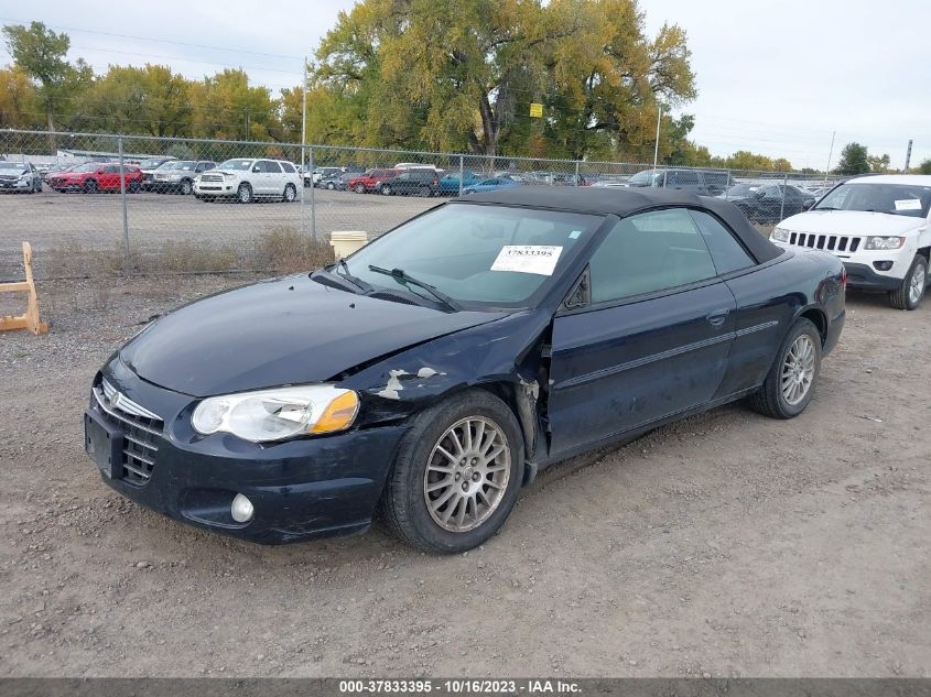 2004 Chrysler Sebring Lxi VIN: 1C3EL55R14N346637 Lot: 37833395