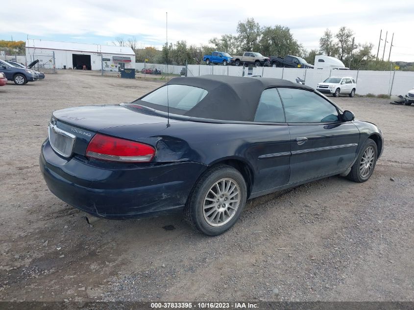 2004 Chrysler Sebring Lxi VIN: 1C3EL55R14N346637 Lot: 37833395