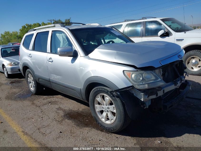 2009 Kia Borrego Lx VIN: KNDJJ741295014205 Lot: 37833977