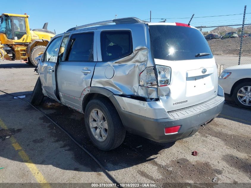 2009 Kia Borrego Lx VIN: KNDJJ741295014205 Lot: 37833977