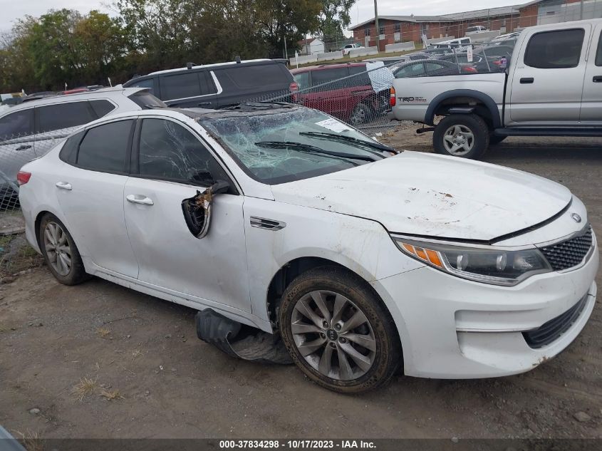 2016 Kia Optima Ex VIN: 5XXGU4L3XGG099497 Lot: 37834298