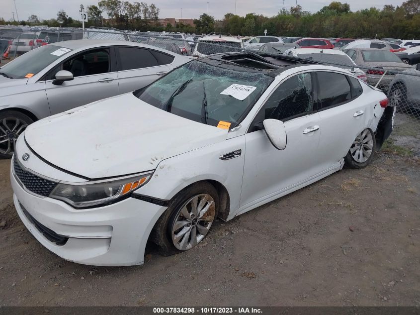 2016 Kia Optima Ex VIN: 5XXGU4L3XGG099497 Lot: 37834298