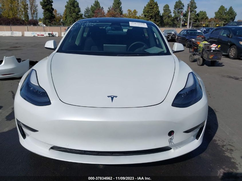 2022 Tesla Model 3 Long Range VIN: 5YJ3E1EB0NF278582 Lot: 37834562