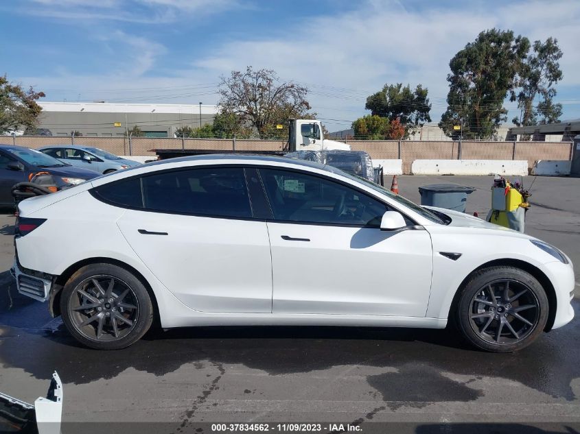 2022 Tesla Model 3 Long Range VIN: 5YJ3E1EB0NF278582 Lot: 37834562