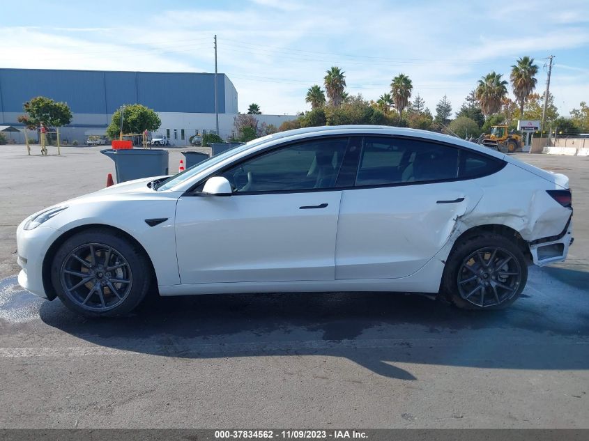 2022 Tesla Model 3 Long Range VIN: 5YJ3E1EB0NF278582 Lot: 37834562