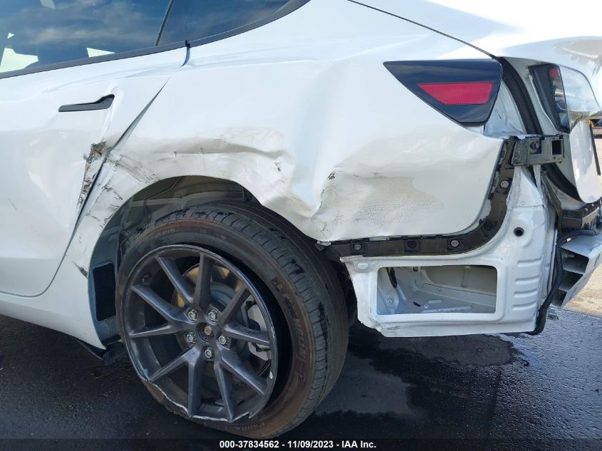 2022 Tesla Model 3 Long Range VIN: 5YJ3E1EB0NF278582 Lot: 37834562