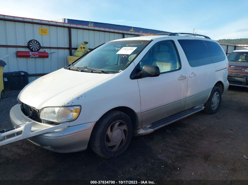 2000 Toyota Sienna Xle VIN: 4T3ZF13C6YU208828 Lot: 37834700