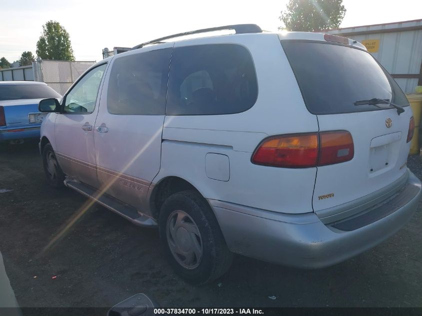 2000 Toyota Sienna Xle VIN: 4T3ZF13C6YU208828 Lot: 37834700