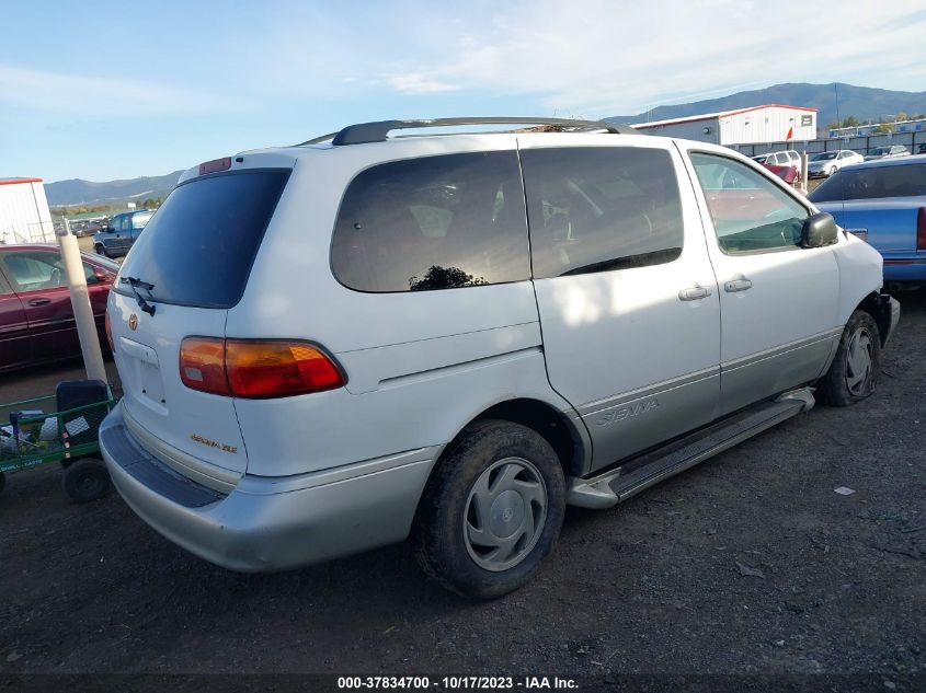 2000 Toyota Sienna Xle VIN: 4T3ZF13C6YU208828 Lot: 37834700