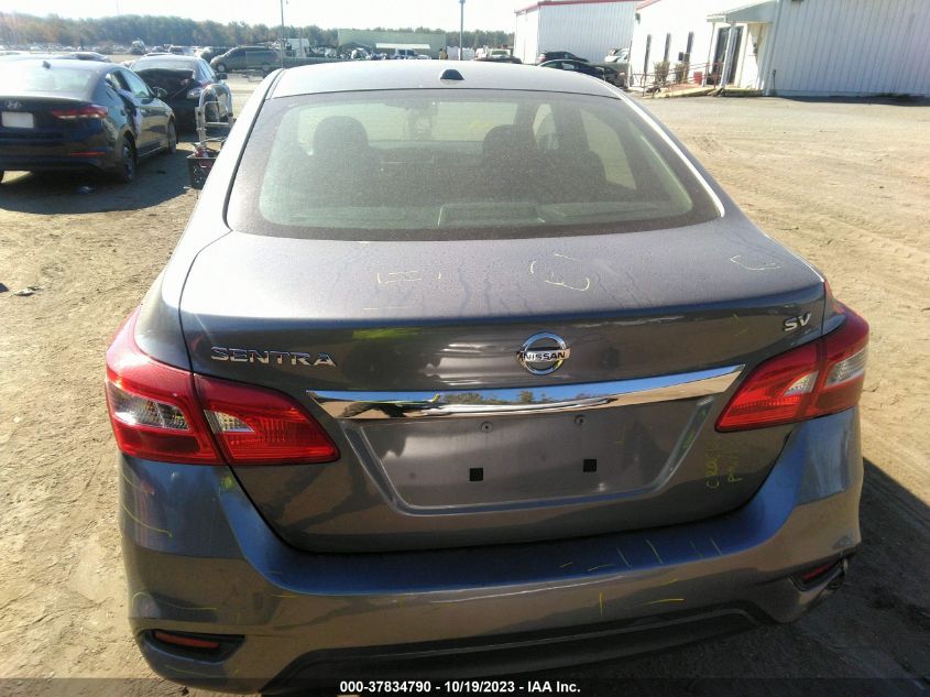 2019 Nissan Sentra Sv VIN: 3N1AB7AP6KL624882 Lot: 37834790