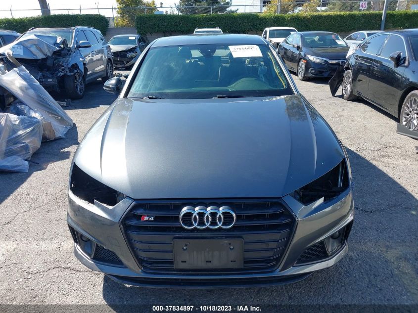 2019 Audi S4 Premium Plus VIN: WAUB4AF49KA025812 Lot: 37834897