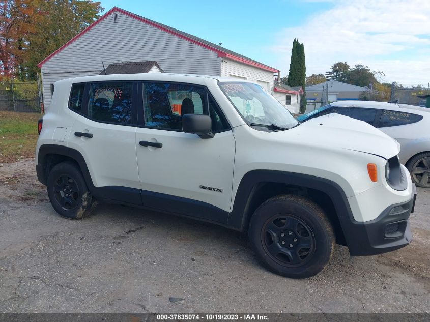 2016 Jeep Renegade Sport VIN: ZACCJBAW9GPC77131 Lot: 37835074