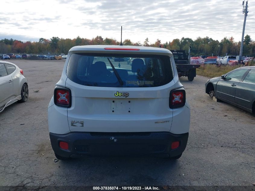 2016 Jeep Renegade Sport VIN: ZACCJBAW9GPC77131 Lot: 37835074