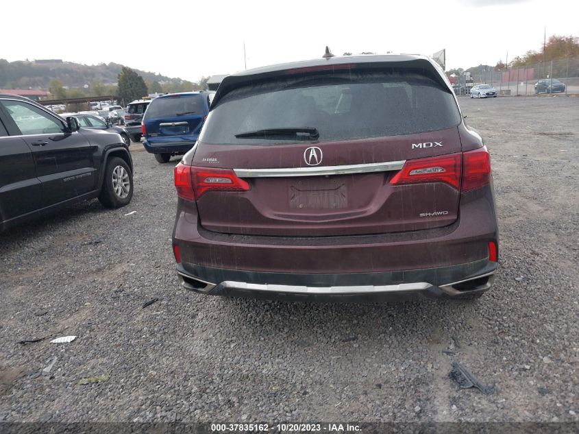 2017 Acura Mdx VIN: 5FRYD4H36HB035974 Lot: 37835162