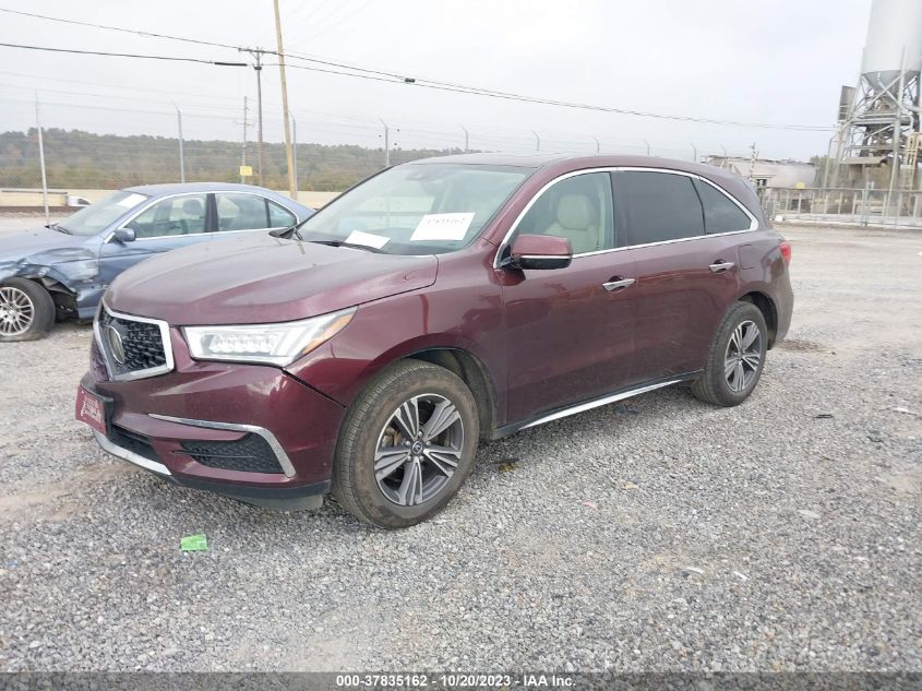 2017 Acura Mdx VIN: 5FRYD4H36HB035974 Lot: 37835162