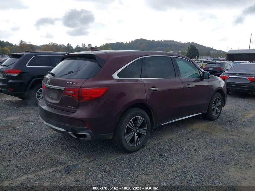 2017 Acura Mdx VIN: 5FRYD4H36HB035974 Lot: 37835162