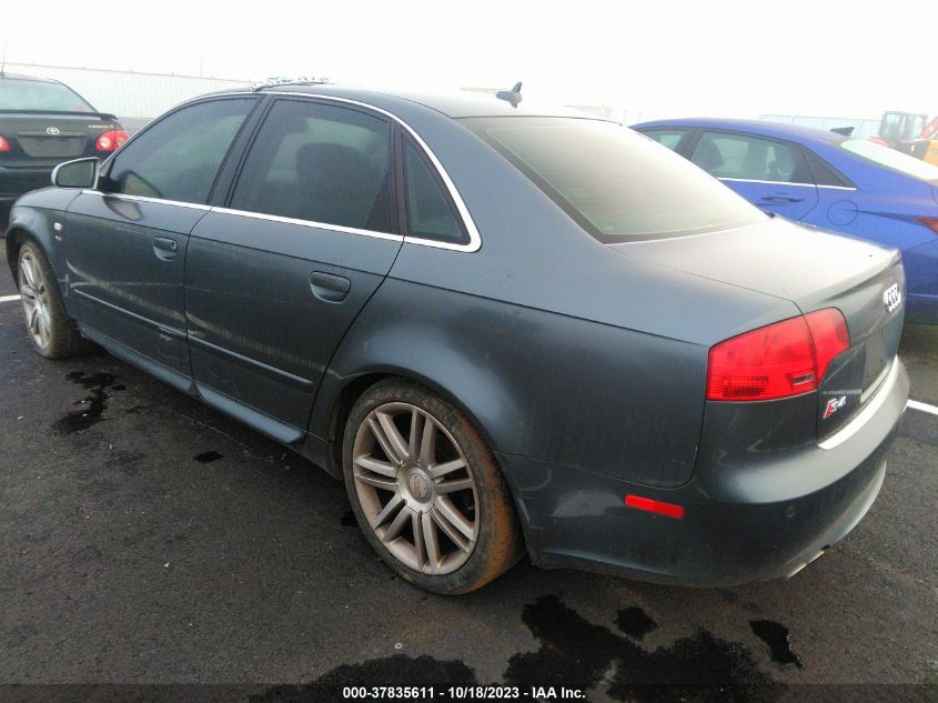 2007 Audi S4 VIN: WAUGL78E47A223349 Lot: 37835611