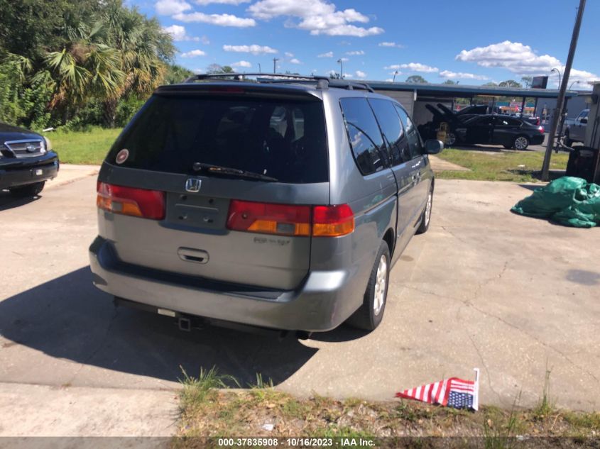 2002 Honda Odyssey Ex-L W/Leather VIN: 5FNRL18902B024441 Lot: 37835908