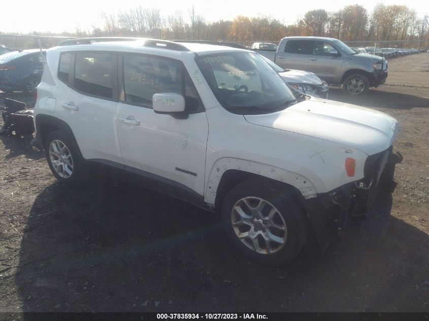 2016 Jeep Renegade Latitude VIN: ZACCJABT0GPD92702 Lot: 37835934