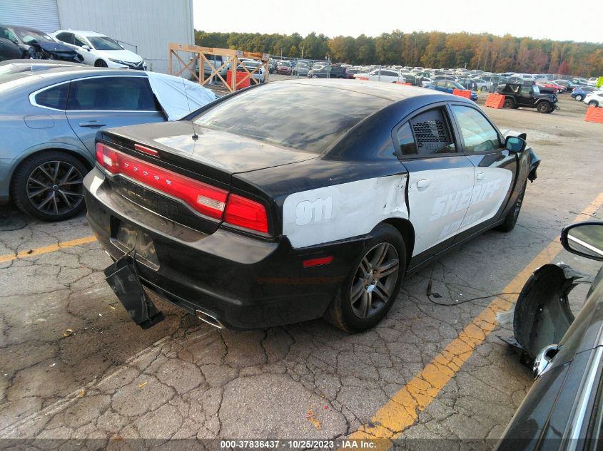 2013 Dodge Charger Police VIN: 2C3CDXAT4DH673365 Lot: 37836437