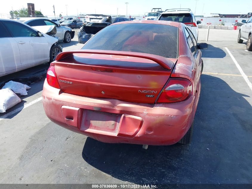 2005 Dodge Neon Sxt VIN: 1B3ES56C45D116446 Lot: 37836609