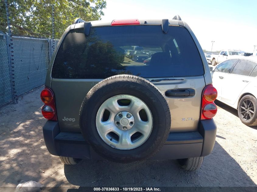 2003 Jeep Liberty Sport VIN: 1J4GK48K93W640774 Lot: 37836633