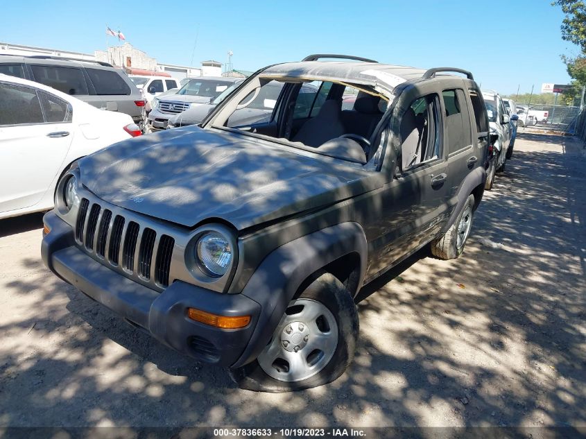 2003 Jeep Liberty Sport VIN: 1J4GK48K93W640774 Lot: 37836633