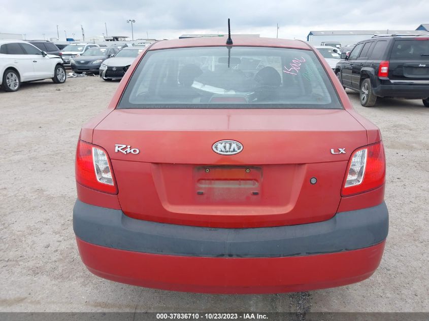 2008 Kia Rio Lx VIN: KNADE123386354410 Lot: 40332735