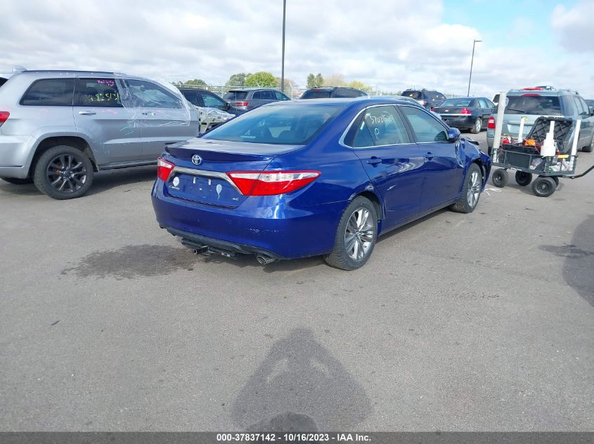 2015 Toyota Camry Se VIN: 4T1BF1FK1FU956462 Lot: 37837142