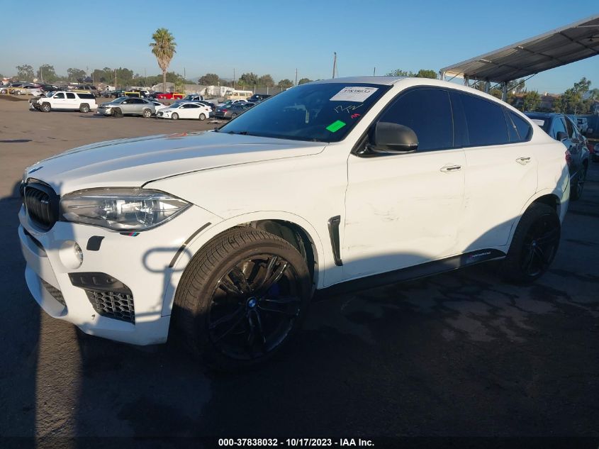 2017 BMW X6 M VIN: 5YMKW8C57H0R43907 Lot: 37838032