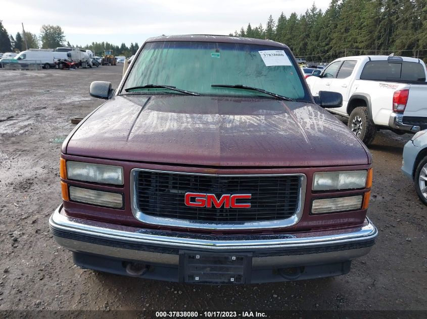 1996 GMC Yukon VIN: 1GKEK13R7TJ739837 Lot: 37838080