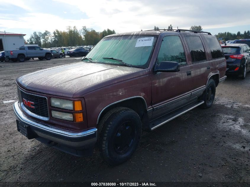 1996 GMC Yukon VIN: 1GKEK13R7TJ739837 Lot: 37838080