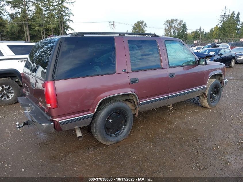 1996 GMC Yukon VIN: 1GKEK13R7TJ739837 Lot: 37838080