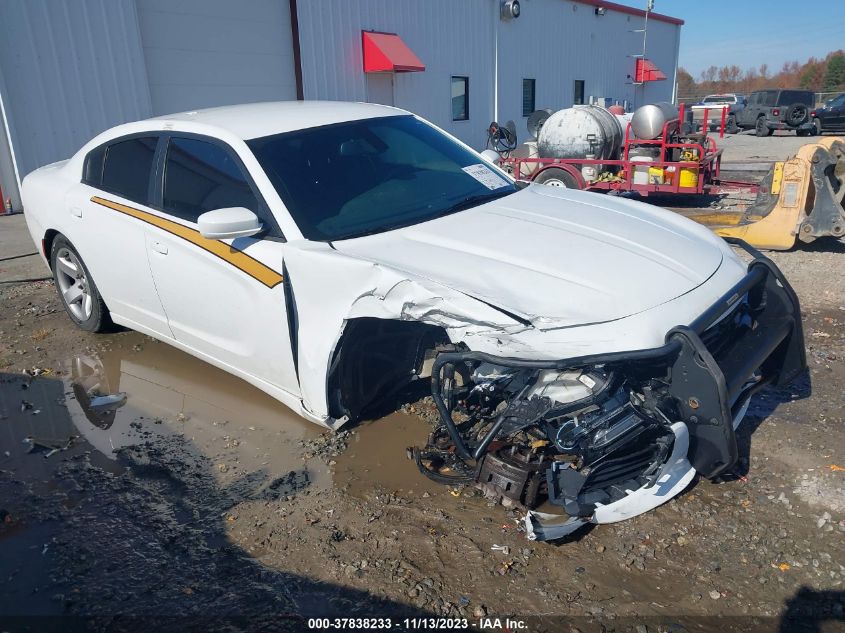 2016 Dodge Charger Police VIN: 2C3CDXATXGH356629 Lot: 37838233