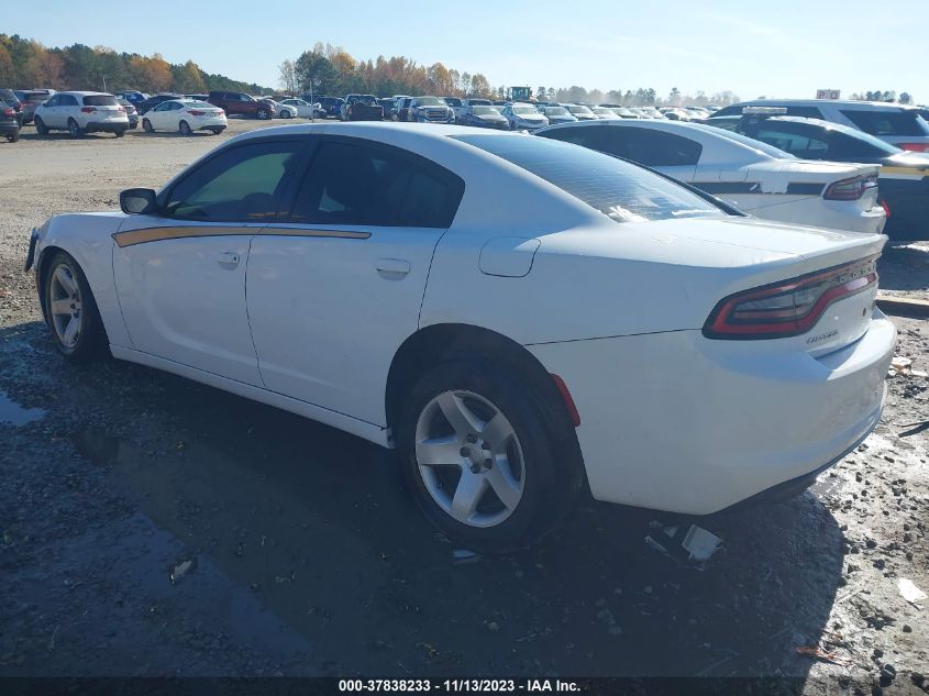 2016 Dodge Charger Police VIN: 2C3CDXATXGH356629 Lot: 37838233