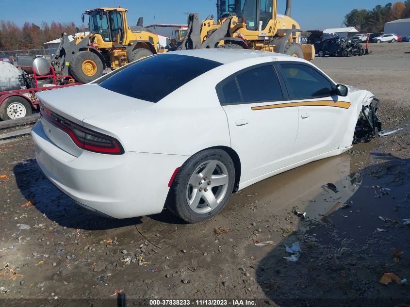 2016 Dodge Charger Police VIN: 2C3CDXATXGH356629 Lot: 37838233