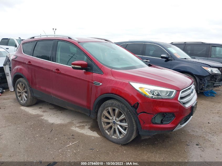 2017 Ford Escape Titanium VIN: 1FMCU9J98HUB54085 Lot: 37840010