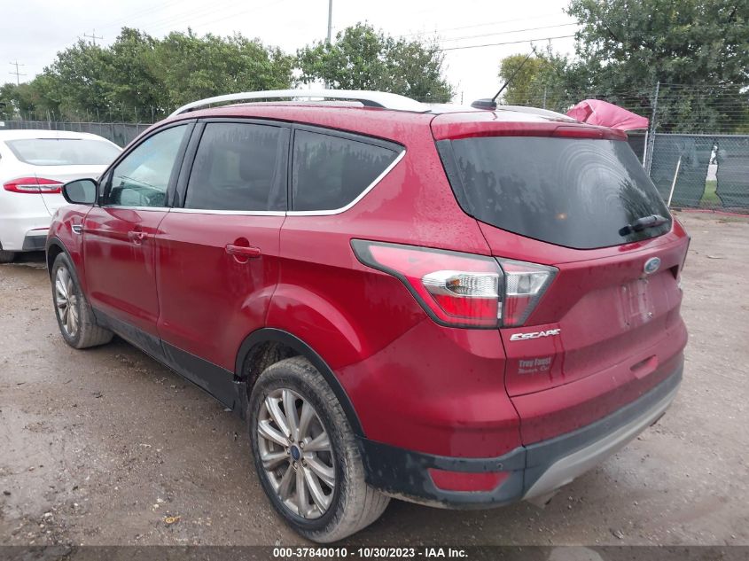 2017 Ford Escape Titanium VIN: 1FMCU9J98HUB54085 Lot: 37840010