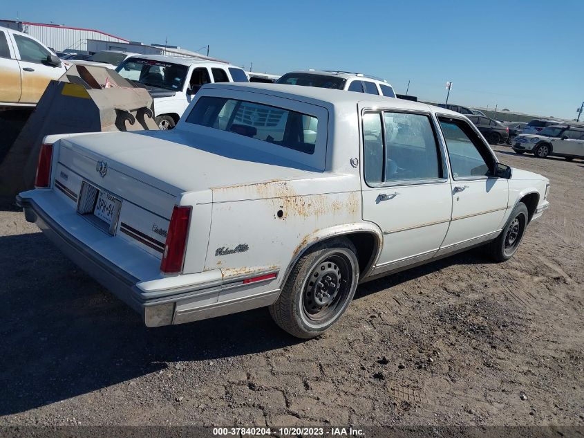 1987 Cadillac Deville VIN: 1G6CD5185H4212838 Lot: 37840204