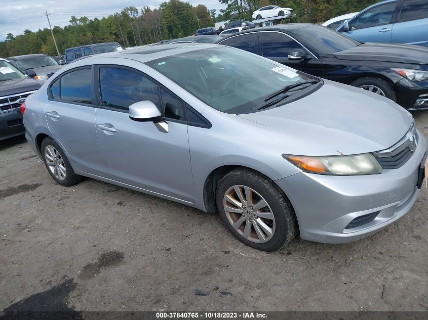 2012 Honda Civic Ex-L VIN: 19XFB2F96CE330534 Lot: 37840765