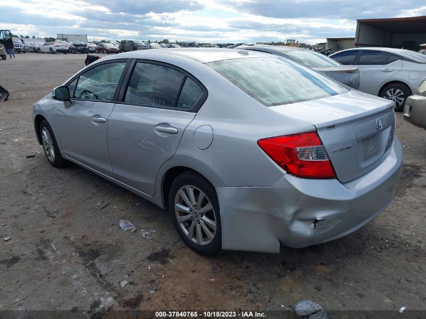 2012 Honda Civic Ex-L VIN: 19XFB2F96CE330534 Lot: 37840765