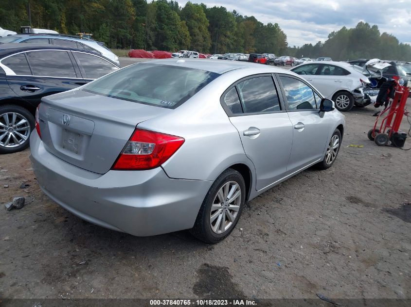 2012 Honda Civic Ex-L VIN: 19XFB2F96CE330534 Lot: 37840765