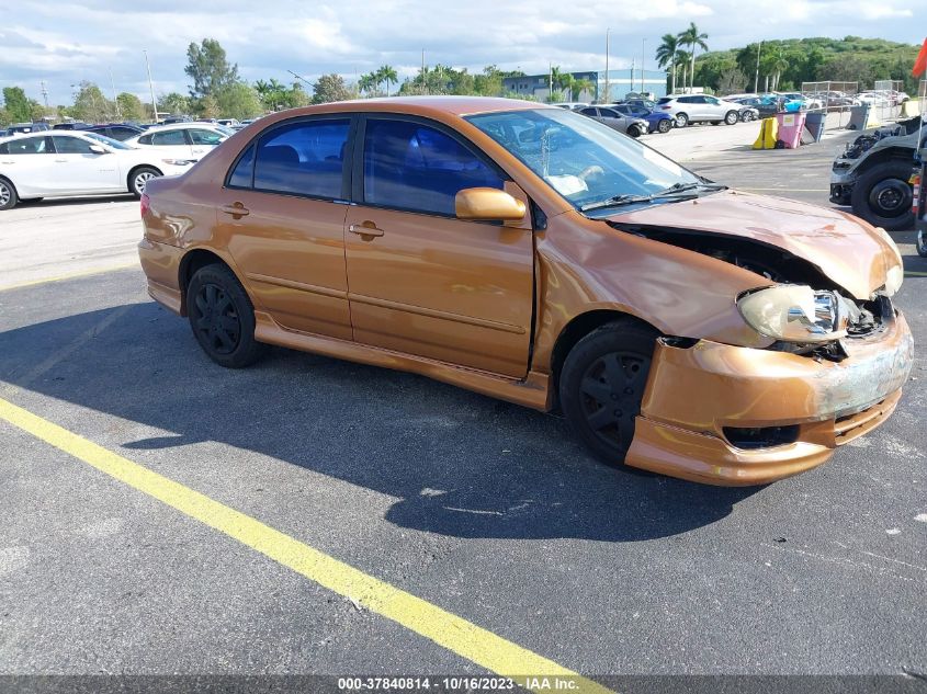 2003 Toyota Corolla S VIN: 1NXBR32E63Z038320 Lot: 37840814